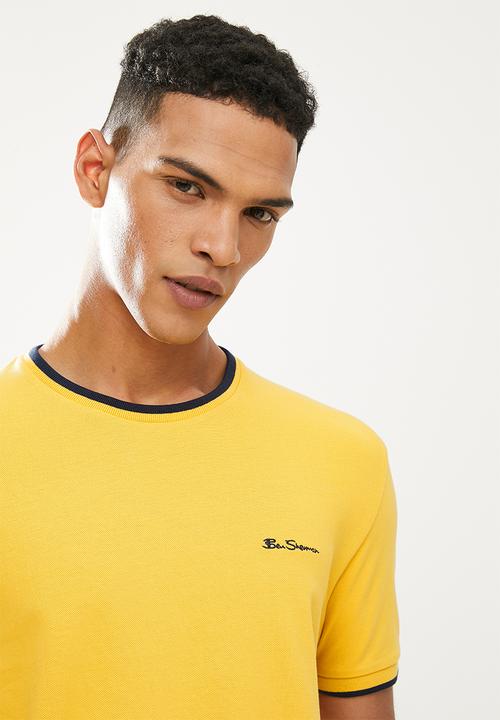 Ben Sherman - Pique crew - yellow