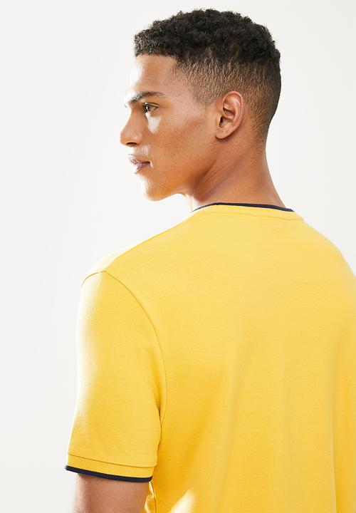 Ben Sherman - Pique crew - yellow