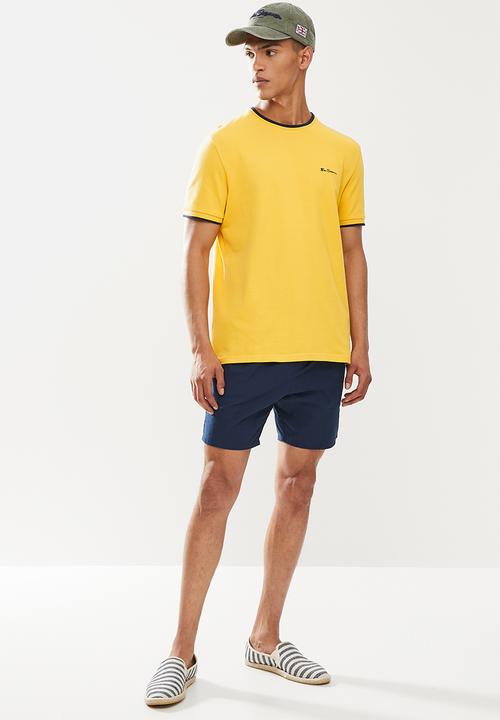 Ben Sherman - Pique crew - yellow