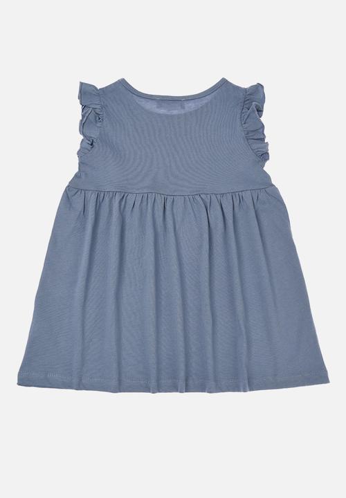 Trendyol - Sleeveless frill dress - indigo