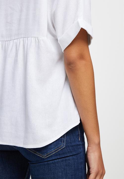 edit - Linen oversized boxy - milk