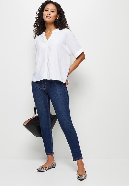 edit - Linen oversized boxy - milk