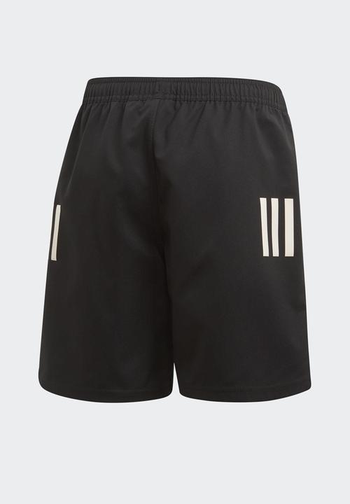 adidas Originals - 3 stripe shorts - black/white