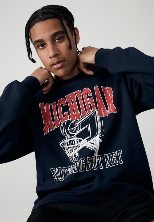 Factorie - Elite oversized crew - navy