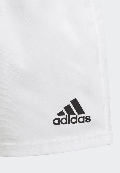 adidas Originals - 3 stripe shorts - white/black