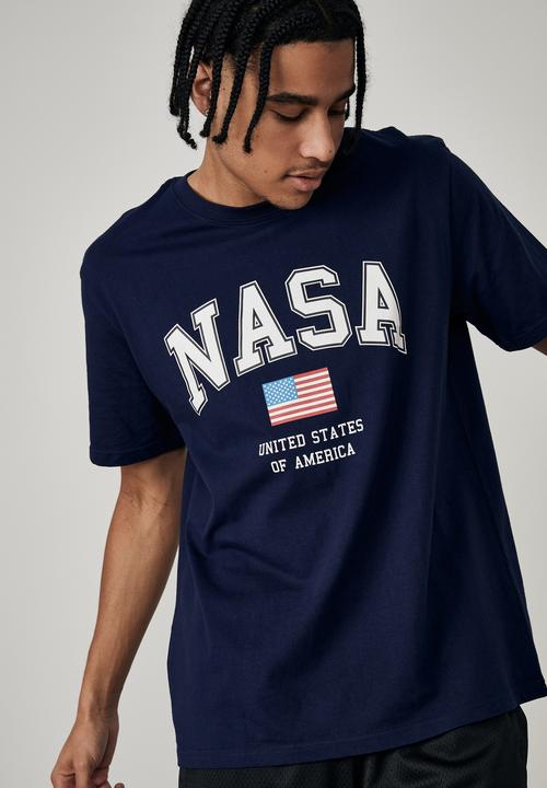 Factorie - Regular nasa T-shirt - navy