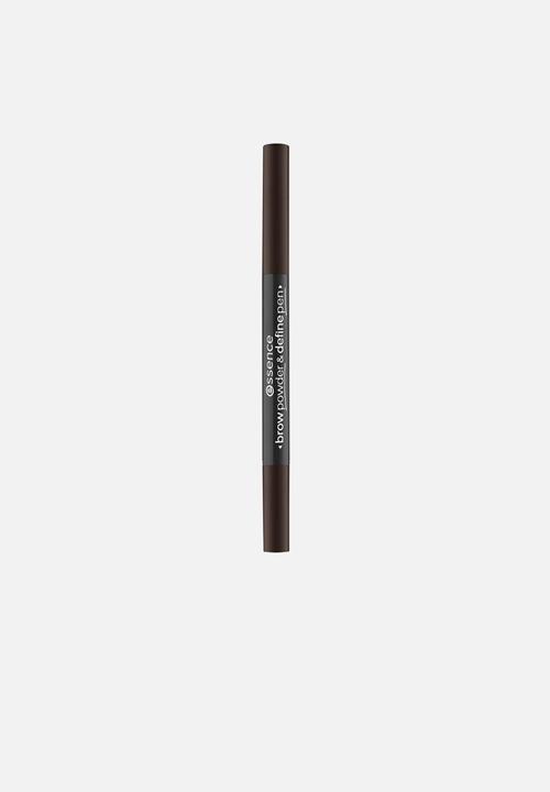 essence - Brow Powder & Define Pen - Deep Brown