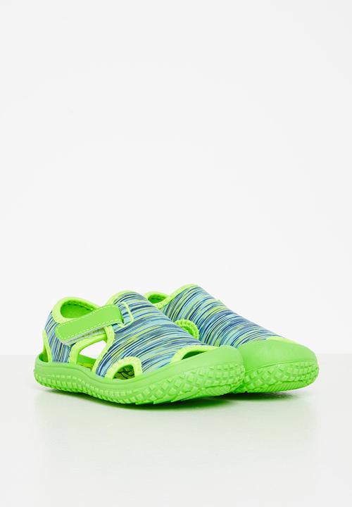 Pop Candy - Boys caged sandals - lime green
