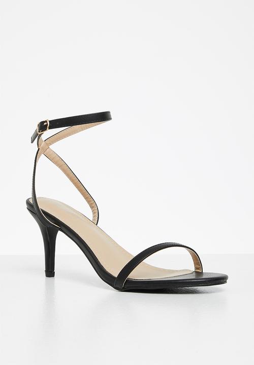 Superbalist - Janine open stiletto - black