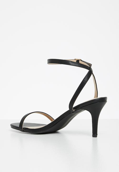 Superbalist - Janine open stiletto - black