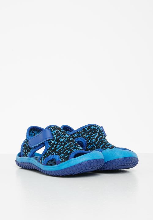 Pop Candy - Boys caged sandals - dark blue