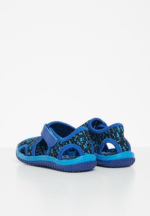 Pop Candy - Boys caged sandals - dark blue