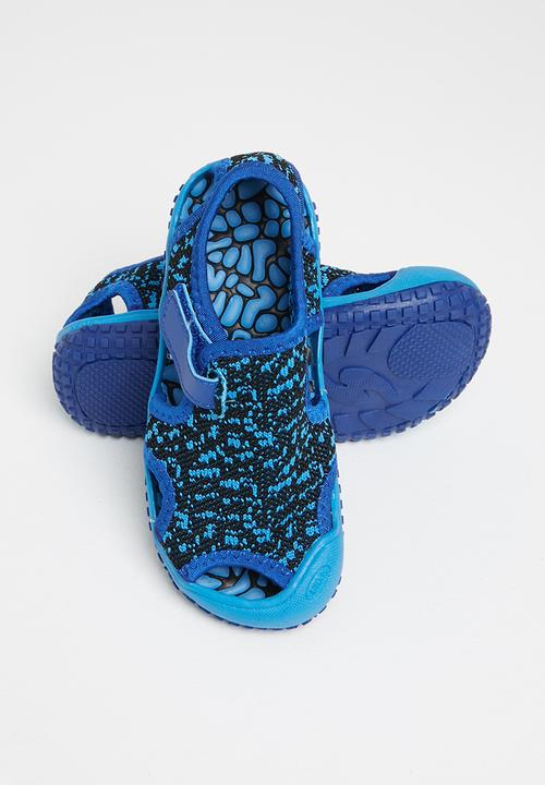 Pop Candy - Boys caged sandals - dark blue
