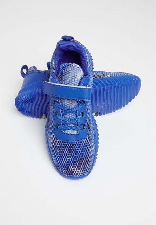 Pop Candy - Boys camo mesh sneakers - blue