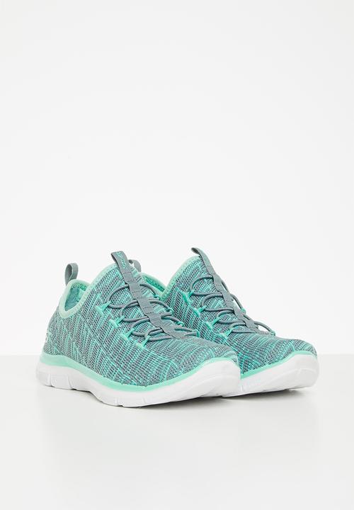 Skechers - Skech appeal 2.0-insights - gray aqua