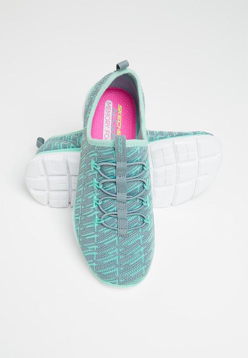 Skechers - Skech appeal 2.0-insights - gray aqua
