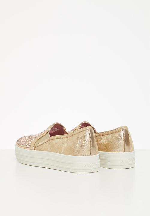 Skechers - Double up shiny dancer - rose gold