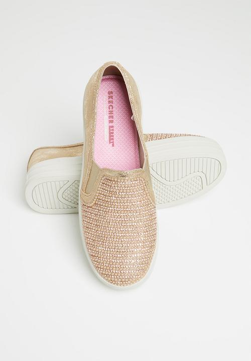 Skechers - Double up shiny dancer - rose gold