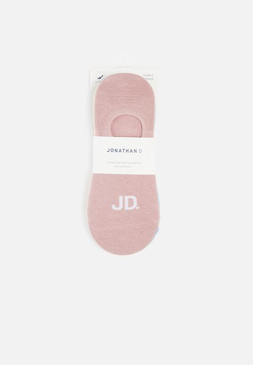 Jonathan D - Branded 3 pack secret socks - multi