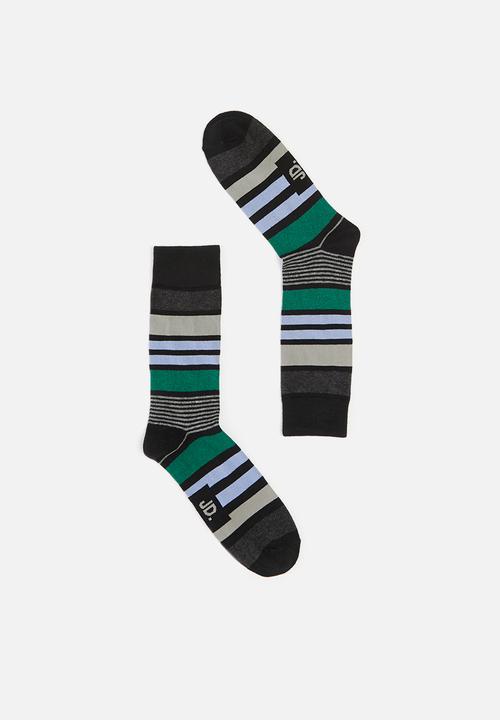 Jonathan D - Branded single pair socks - multi 
