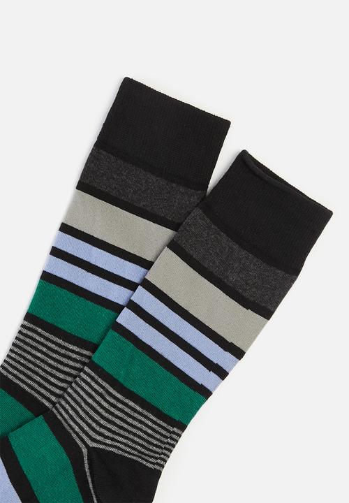 Jonathan D - Branded single pair socks - multi 