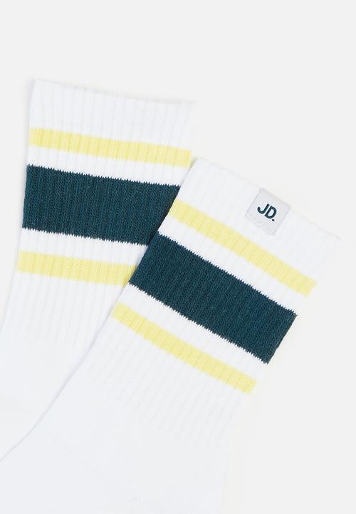 Jonathan D - Single pair tube socks - white 