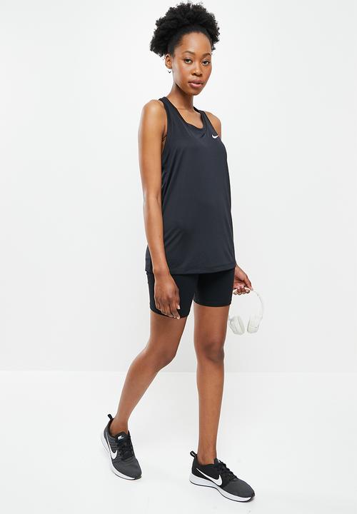 Nike - W nk df leg raceback tanks - black
