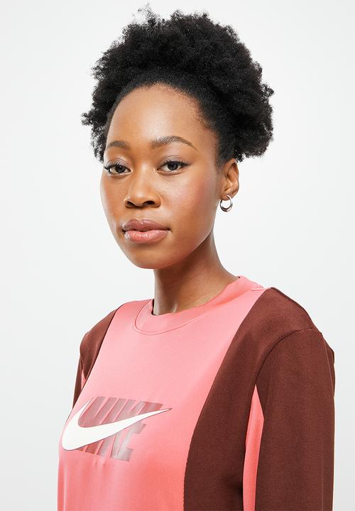 Nike - W nk df icnclsh midlayer - pink 