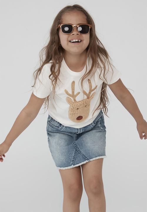 Cotton On - Stevie embellished tee - vanilla