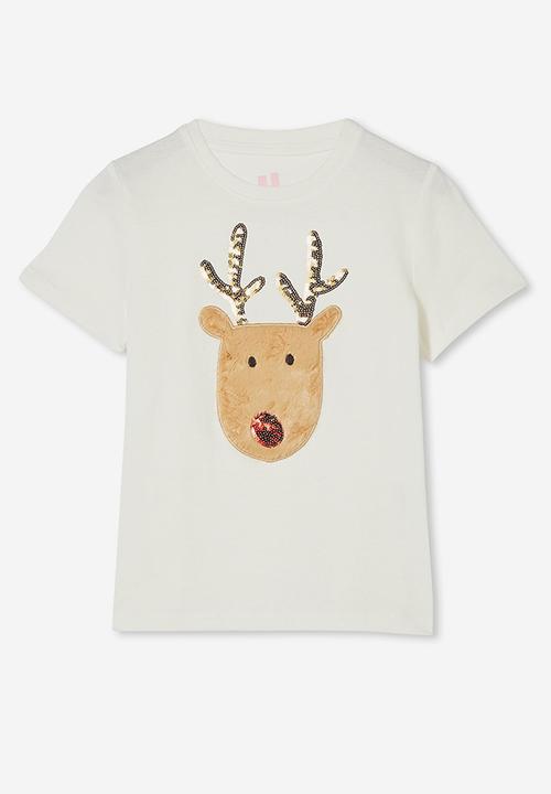 Cotton On - Stevie embellished tee - vanilla