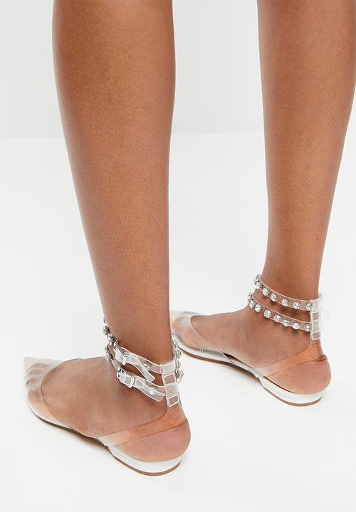 Steve Madden - Ballerina ankle strap - clear