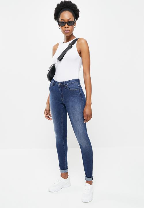 G-STAR - G-star shape high super skinny - worn in blue