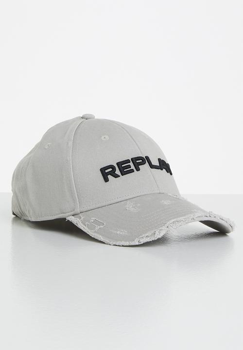 Replay - Embossed peak cap - grey 