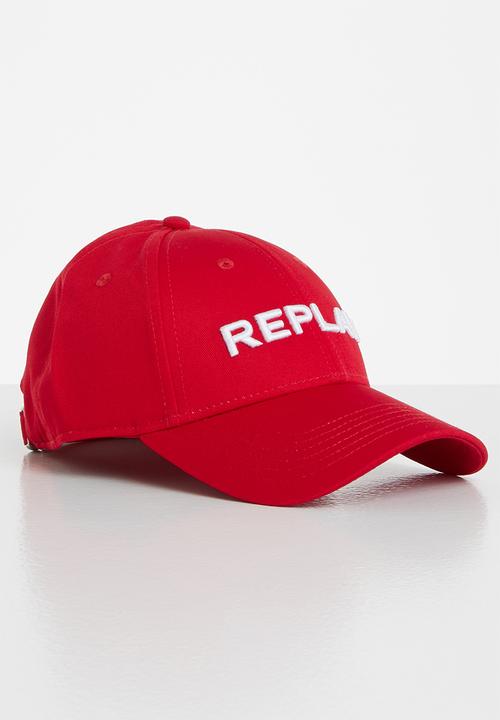 Replay - Embossed peak cap - red