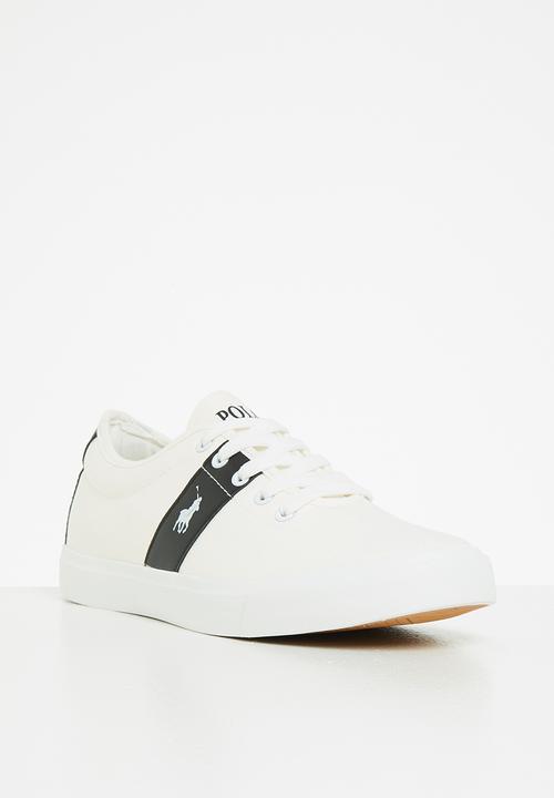 POLO - Ivan contrast side flash sneaker - white