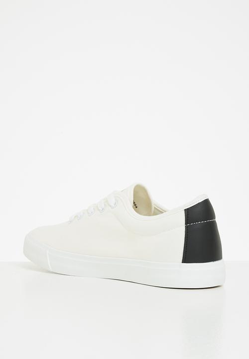POLO - Ivan contrast side flash sneaker - white
