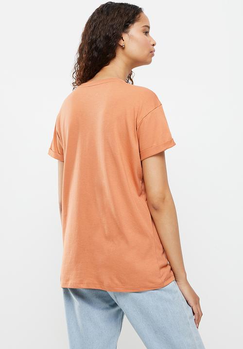 Roxy - Roxy letters 2 T-shirt - sunburn