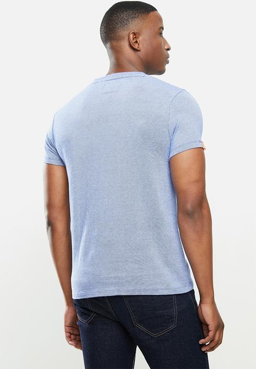 Superdry. - Ol vintage emb crew tee - blue