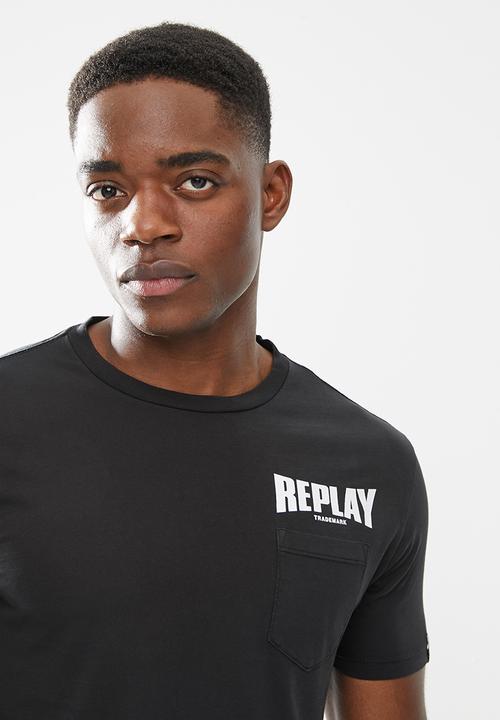 Replay - Pocket tee - black