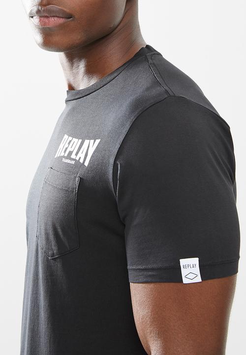 Replay - Pocket tee - black