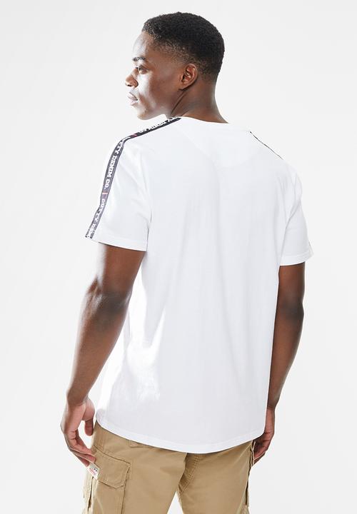 Cutty - Pace box fit fashion tee - white