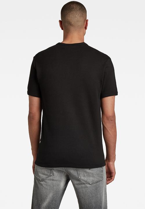 G-STAR - Butterfly logo r t - dk black
