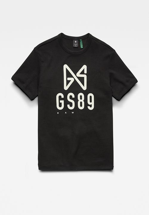 G-STAR - Butterfly logo r t - dk black