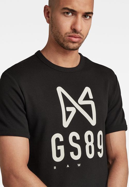 G-STAR - Butterfly logo r t - dk black