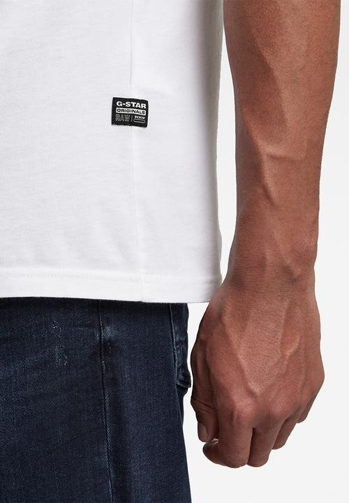 G-STAR - Originals logo r t - white