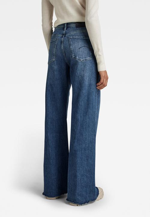 G-STAR - Deck ultra high wide leg - faded santorini