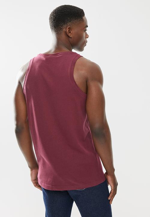 adidas Originals - Trefoil tank - burgundy