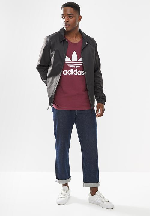 adidas Originals - Trefoil tank - burgundy