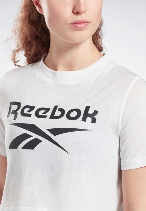 Reebok - Ri crop tee - white & black