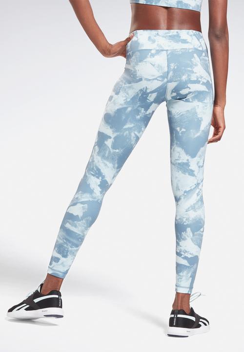 Reebok - Myt aop poly tights - blue slate